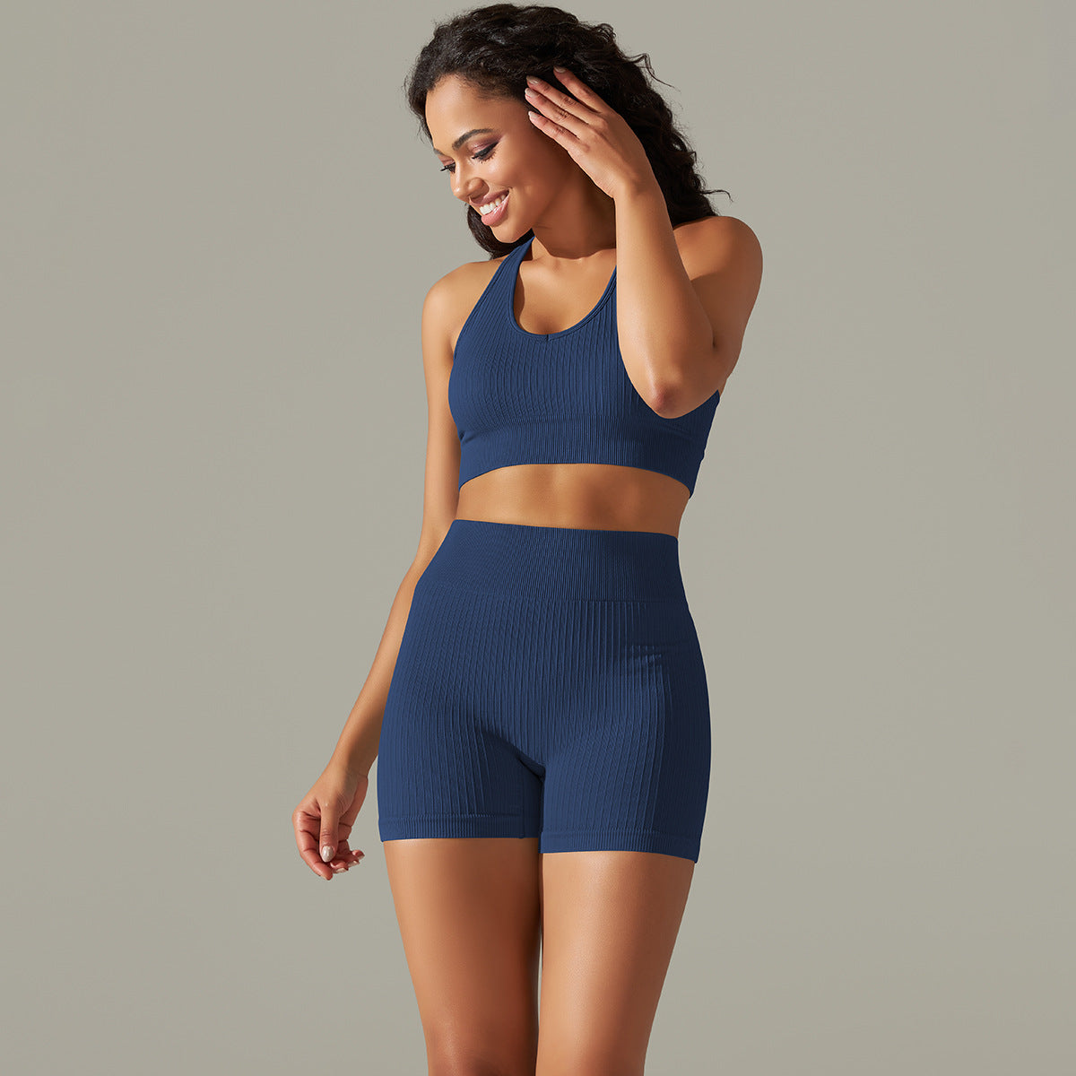 Conjunto Fitness Casual - Top E Shorts Seamless